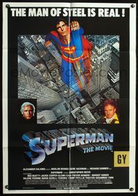 1s015 SUPERMAN South African '78 comic book hero Christopher Reeve, Gene Hackman!