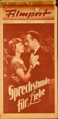 1t162 APPOINTMENT FOR LOVE German Filmpost programm '46 Charles Boyer & pretty Margaret Sullavan!