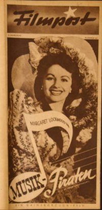 1t176 I'LL BE YOUR SWEETHEART German Filmpost programm '46 Margaret Lockwood, directed by Val Guest