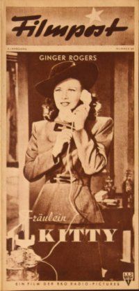 1t181 KITTY FOYLE German Filmpost programm '46 Ginger Rogers, Dennis Morgan, different images!