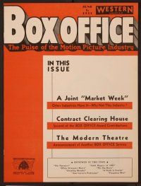 1t041 BOX OFFICE exhibitor magazine June 1, 1933 western edition, 2-page ad for Cantor's Whoopee!