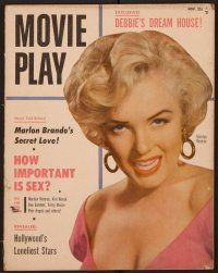 1t101 MOVIE PLAY magazine November 1955 Marilyn Monroe, how important is sex appeal!