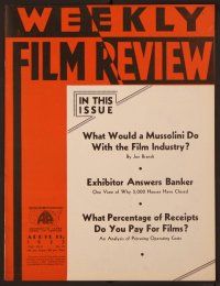 1t057 WEEKLY FILM REVIEW exhibitor magazine April 13, 1933 Paramount Pics will keep hubby happy!