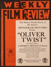 1t052 WEEKLY FILM REVIEW exhibitor magazine February 23, 1933 Karloff from Mummy & Old Dark House!