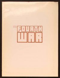 1t215 FOURTH WAR presskit '90 directed by John Frankenheimer, Roy Scheider