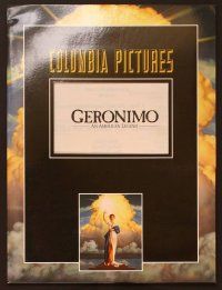 1t218 GERONIMO presskit '93 Walter Hill, great images of Native American Wes Studi!