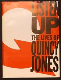 1t234 LISTEN UP: THE LIVES OF QUINCY JONES presskit '90 great images of the jazz legend!