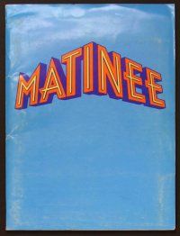 1t238 MATINEE presskit '93 John Goodman, Cathy Moriarty, directed by Joe Dante!
