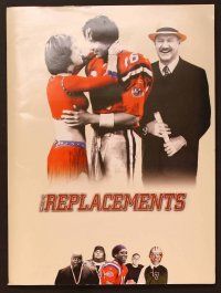 1t254 REPLACEMENTS presskit '00 Keanu Reeves as football player with cheerleader & Gene Hackman!