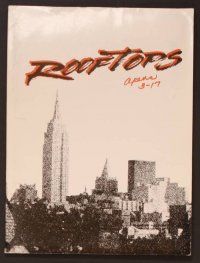 1t261 ROOFTOPS presskit '89 Jason Gedrick, Troy Beyer, directed by Robert Wise!