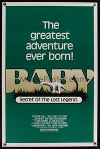1v062 BABY 1sh '85 cool dinosaur adventure, secret of the lost legend!