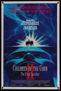 1v147 CHILDREN OF THE CORN 2 1sh '92 Stephen King, Terence Knox, The Final Sacrifice!