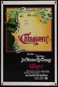 1v148 CHINATOWN int'l 1sh '74 great art of smoking Jack Nicholson & Faye Dunaway, Roman Polanski