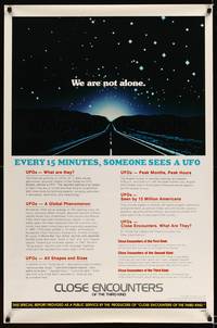 1v153 CLOSE ENCOUNTERS OF THE THIRD KIND facts 1sh '77 Steven Spielberg sci-fi classic!