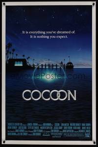 1v155 COCOON 1sh '85 Ron Howard classic, Don Ameche, Wilford Brimley, Tawnee Welch