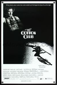 1v167 COTTON CLUB 1sh '84 Francis Ford Coppola, Richard Gere, cool art deco design!