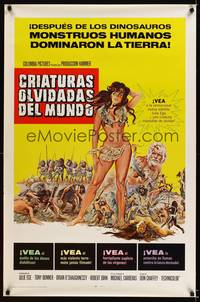1v172 CREATURES THE WORLD FORGOT Spanish/U.S. 1sh '71 they don't make babes like Julie Ege anymore!
