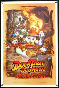 1v215 DUCKTALES: THE MOVIE DS 1sh '90 Walt Disney, Scrooge McDuck, cool adventure art!