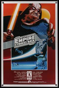 1v229 EMPIRE STRIKES BACK Kilian 1sh R90 George Lucas sci-fi classic, cool artwork by Tom Jung!