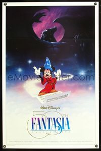 1v241 FANTASIA DS Int'l 1sh R90 magical Mickey Mouse, Disney musical cartoon classic!