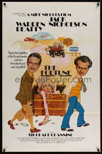 1v255 FORTUNE Int'l 1sh '75 Jack Nicholson & Warren Beatty are not as smart as the Three Stooges!