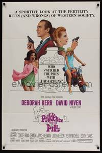 1v433 PRUDENCE & THE PILL 1sh '68 Deborah Kerr, David Niven, Judy Geeson, birth control comedy!