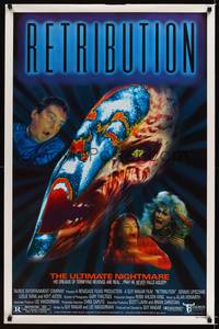1v450 RETRIBUTION style B 1sh '87 Dennis Lipscomb & Hoyt Axton in the ultimate nightmare!