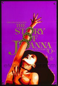 1v503 STORY OF JOANNA 1sh '75 Gerard Damiano, sexy Terri Hall, x-rated!