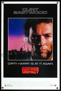 1v507 SUDDEN IMPACT 1sh '83 Clint Eastwood is at it again as Dirty Harry, great image!
