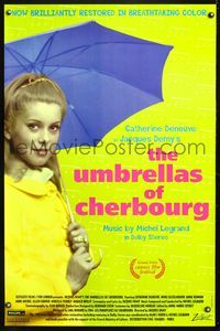 1v548 UMBRELLAS OF CHERBOURG 1sh R92 different image of Catherine Deneuve, Jacques Demy