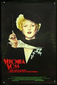 1v555 VERONIKA VOSS 1sh '82 Die Sehnsucht der Veronika Voss, Rainer Werner Fassbinder