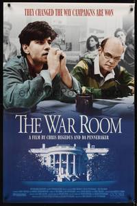 1v559 WAR ROOM int'l 1sh '93 Bill Clinton's campaign documentary, James Carville & Stephanopoulos!