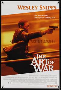 1w059 ART OF WAR advance DS 1sh '00 Wesley Snipes, Anne Archer, Donald Sutherland, Marie Matiko