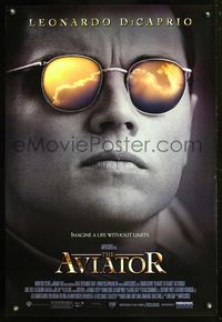 1w072 AVIATOR DS 1sh '04 Martin Scorsese directed, Leonardo DiCaprio as Howard Hughes!