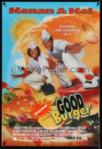 1w251 GOOD BURGER advance DS 1sh '97 wacky image of Kenan Thompson & Kel Mitchell!