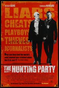 1w287 HUNTING PARTY int'l 1sh '07 Richard Gere & Terrence Howard search for war criminal!