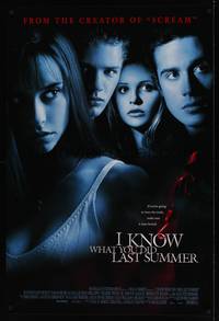 1w293 I KNOW WHAT YOU DID LAST SUMMER 1sh '97 Jennifer Love Hewitt, Sarah Michelle Gellar
