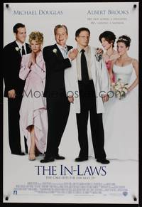 1w315 IN-LAWS advance DS 1sh '03 Michael Douglas, Albert Brooks, Ryan Reynolds, Candice Bergen!