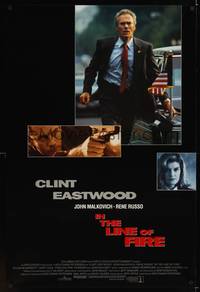 1w312 IN THE LINE OF FIRE int'l DS 1sh '93 Wolfgang Petersen, Clint Eastwood as Secret Service!
