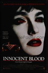 1w342 INNOCENT BLOOD DS 1sh '92 sexy vampire Anne Parillaud, directed by John Landis!