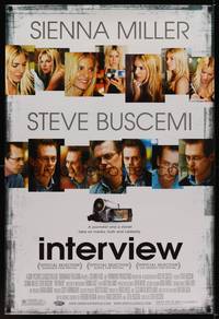 1w353 INTERVIEW 1sh '07 star & director Steve Buscemi, pretty Sienna Miller!