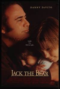 1w373 JACK THE BEAR 1sh '93 close-up of Danny DeVito holding children!