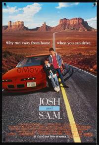 1w406 JOSH & S.A.M. advance DS 1sh '93 Jacob Tierney, Noah Fleiss, why run away when you can drive!