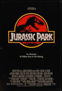 1w416 JURASSIC PARK 1sh '93 Steven Spielberg, Richard Attenborough re-creates dinosaurs!