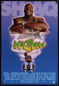 1w427 KAZAAM DS Int'l 1sh '92 great image of NBA star Shaquille O'Neal as magic genie!