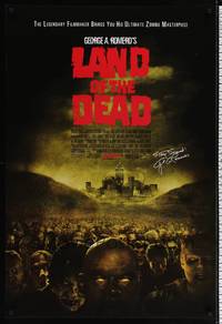 1w450 LAND OF THE DEAD advance DS 1sh '05 George Romero directed, zombies!