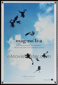 1w475 MAGNOLIA teaser 1sh '99 Tom Cruise, Julianne Moore, John C. Reilly, Philip Seymour Hoffman