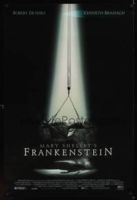 1w487 MARY SHELLEY'S FRANKENSTEIN 1sh '94 Kenneth Branagh directed, Robert De Niro as the monster!