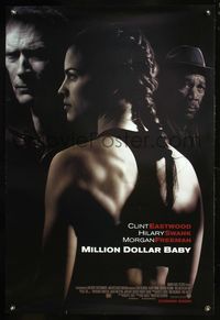 1w502 MILLION DOLLAR BABY DS advance 1sh '04 Clint Eastwood, boxer Hilary Swank, Morgan Freeman