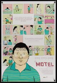 1w513 MOTEL 1sh '06 Michael Kang, Jeffrey Chayu, Sung Kang, cool comic art!